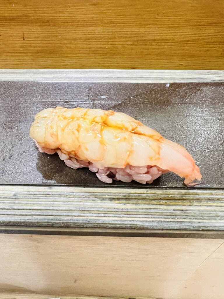 甜蝦生魚片
