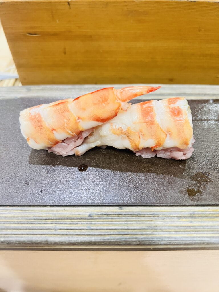 明蝦握壽司
