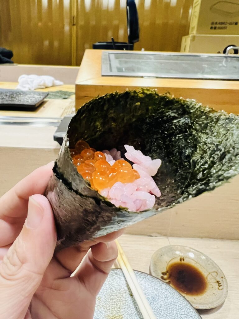 鮭魚卵手卷