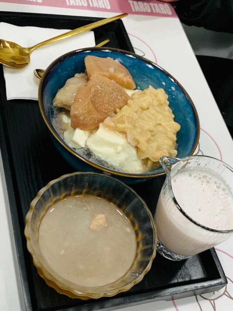 芋頭牛奶花生豆花