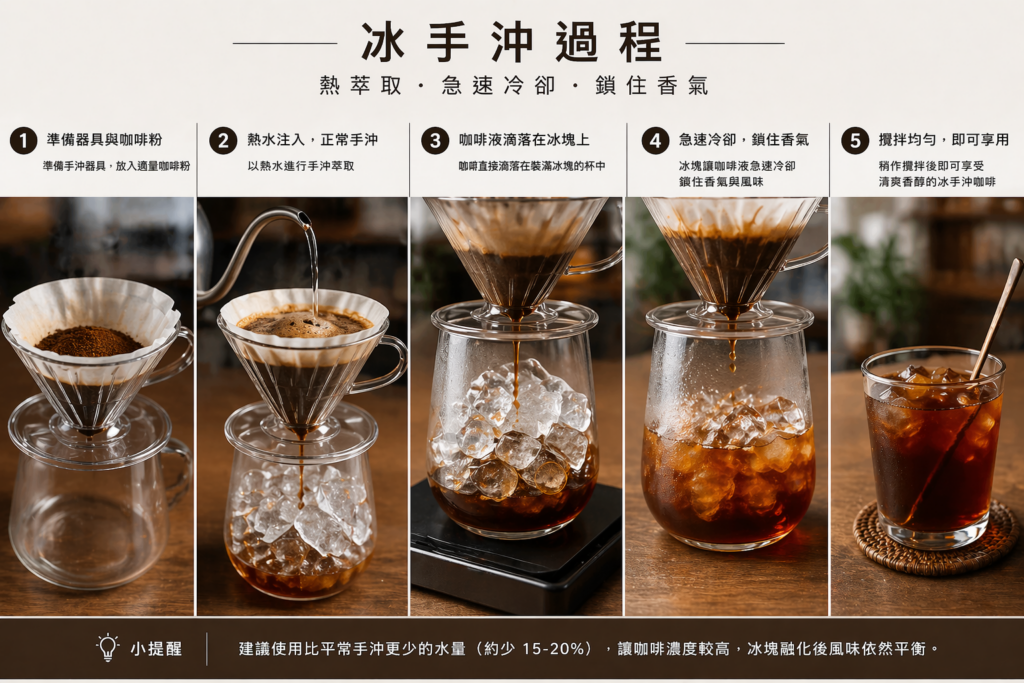 冰手沖咖啡