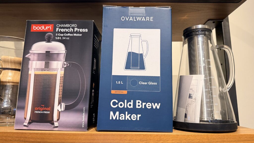 Peet's Coffee Irvine French Press Cold Brew Maker Bodum Ovalware