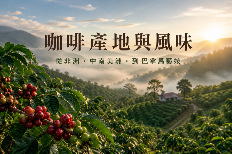 咖啡產地與風味關係介紹，從非洲、中南美洲到巴拿馬藝妓咖啡