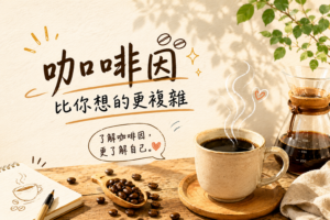 咖啡因完整指南與不同咖啡飲品示意圖